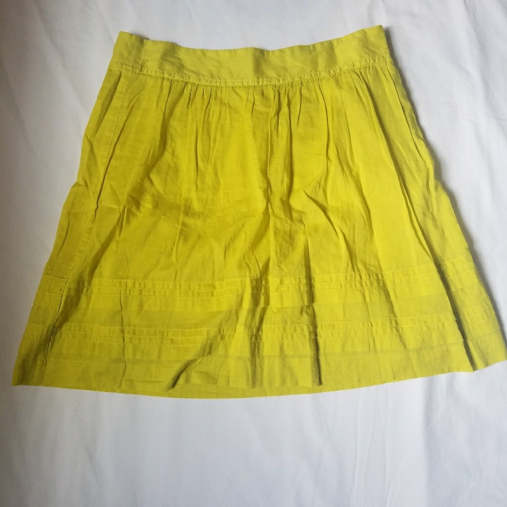 Ann Taylor Loft Lime Green Skirt